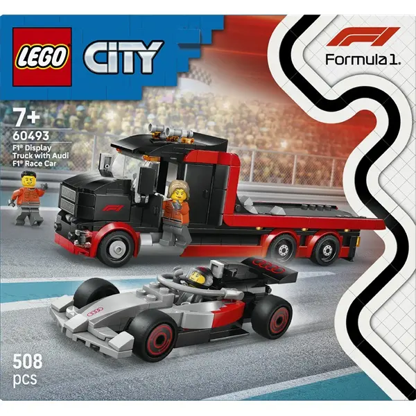LEGO® City F1®-es kamion egy F1®-es Audi versenyautóval játék 60493 – 3. kép