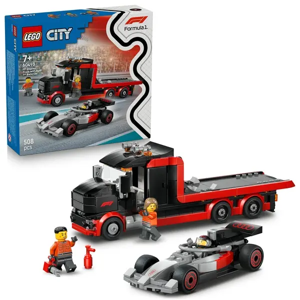 LEGO® City F1®-es kamion egy F1®-es Audi versenyautóval játék 60493 – 4. kép