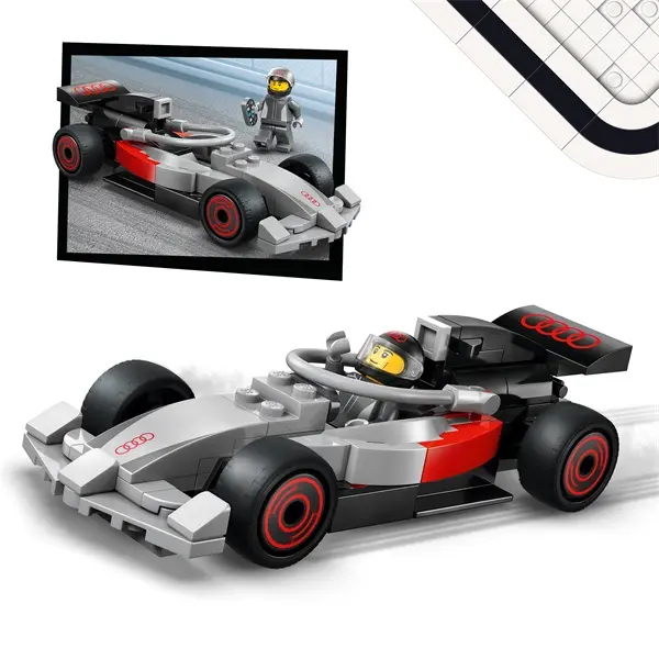 LEGO® City F1®-es kamion egy F1®-es Audi versenyautóval játék 60493 – 5. kép