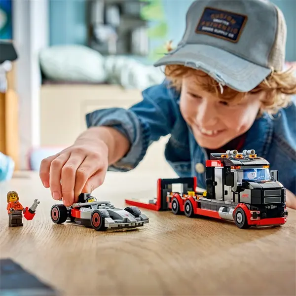 LEGO® City F1®-es kamion egy F1®-es Audi versenyautóval játék 60493 – 6. kép