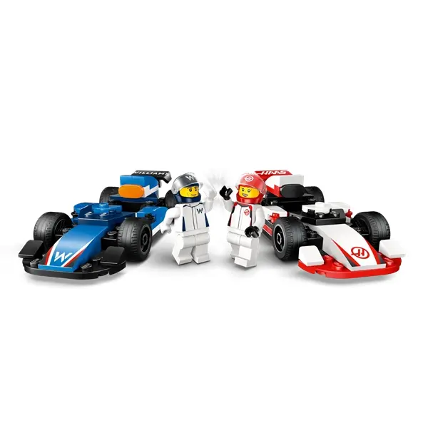 LEGO® City F1®-es Williams Racing és Haas F1® versenyautók, járműves játékszett 60464 – 4. kép