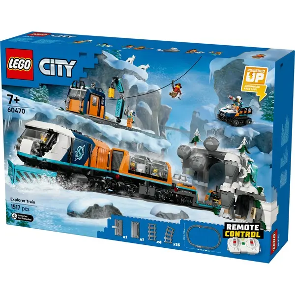LEGO® City Felfedezők sarkvidéki expresszvonata, játék járműves szett 60470 – 2. kép