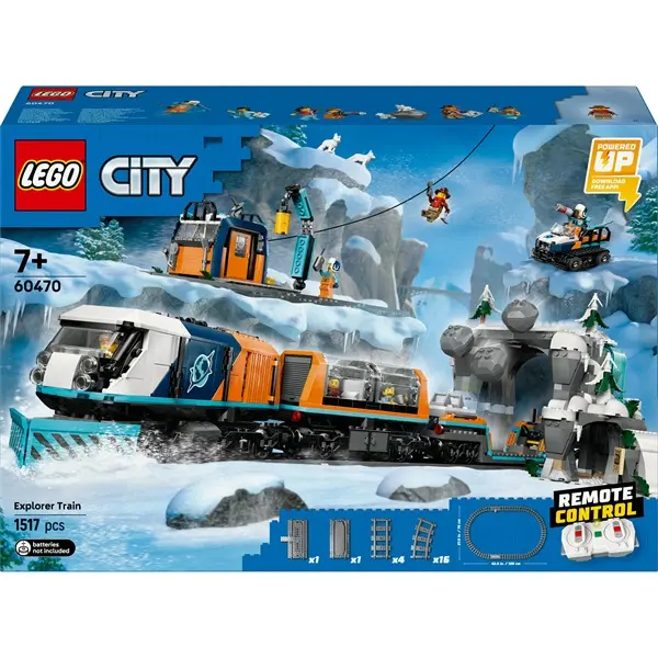 LEGO® City Felfedezők sarkvidéki expresszvonata, játék járműves szett 60470 – 3. kép