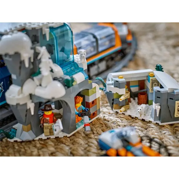 LEGO® City Felfedezők sarkvidéki expresszvonata, játék járműves szett 60470 – 6. kép