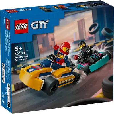 LEGO® City Gokartok és versenypilóták játékkészlet 60400