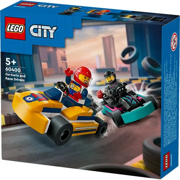 LEGO® City Gokartok és versenypilóták játékkészlet 60400 – 2. kép