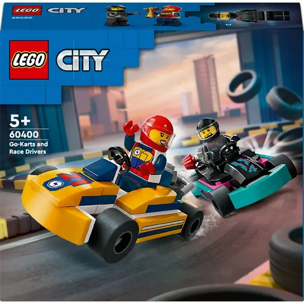 LEGO® City Gokartok és versenypilóták játékkészlet 60400 – 3. kép
