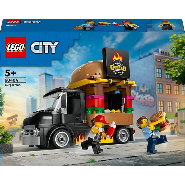 LEGO® City Hamburgeres furgon építőjáték 60404 – 3. kép
