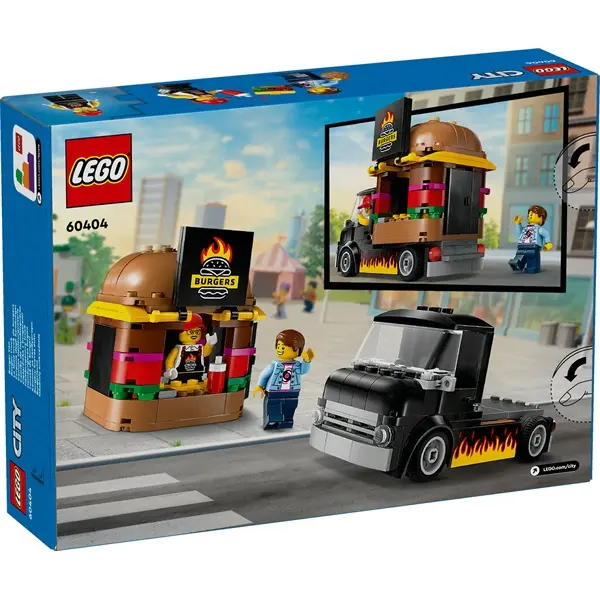 LEGO® City Hamburgeres furgon építőjáték 60404 – 4. kép