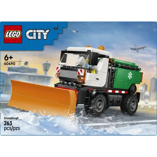 LEGO® City Hókotró teherautó játék jármű minifigurával 60490 – 3. kép