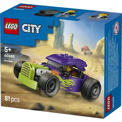 LEGO® City Hot Rod versenyautós építőjáték és minifigura 60485 – 2. kép