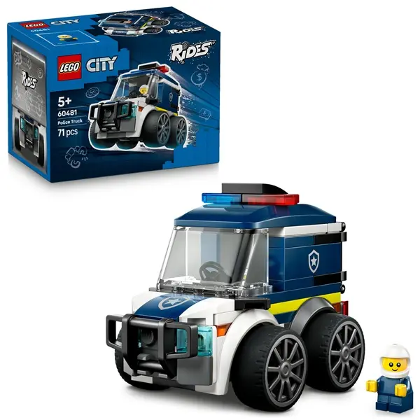 LEGO® City Járgányok – Rendőrségi teherautó játéképítő-készlet 60481 – 4. kép