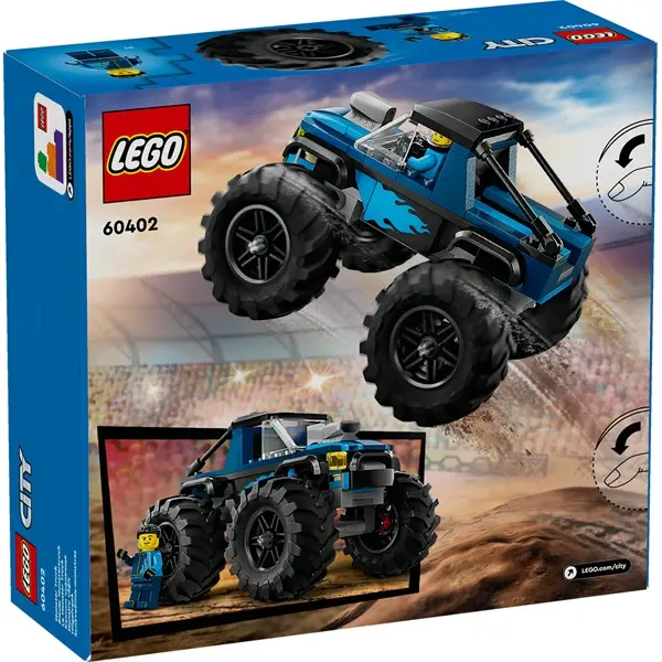 LEGO® City Kék Monster Truck játék terepjáró 60402 – 4. kép