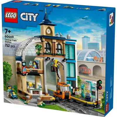 LEGO® City Központi pályaudvar, egy készlet az építőjátékok rajongóinak 60469 – 2. kép