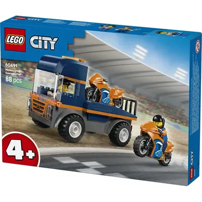 LEGO® City Motorszállító jármű és 2 minifigura 60491 – 2. kép