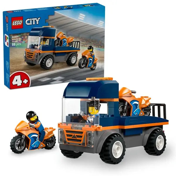 LEGO® City Motorszállító jármű és 2 minifigura 60491 – 4. kép