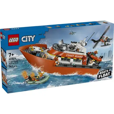 LEGO® City Parti őrség mentőcsónak és helikopter 60504