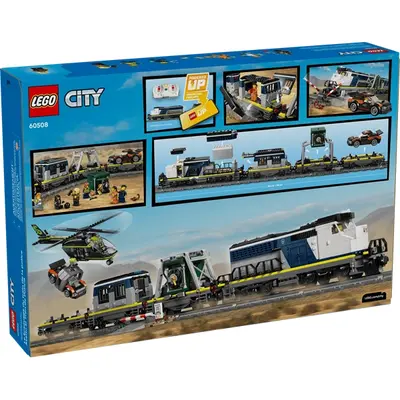 LEGO® City Rablás a rendőrségi vonaton – Játékvonat-készlet 60508