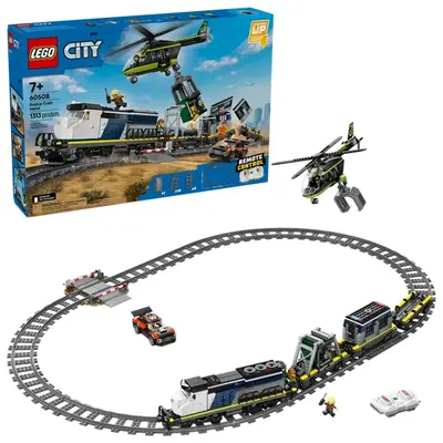 LEGO® City Rablás a rendőrségi vonaton – Játékvonat-készlet 60508 – 2. kép