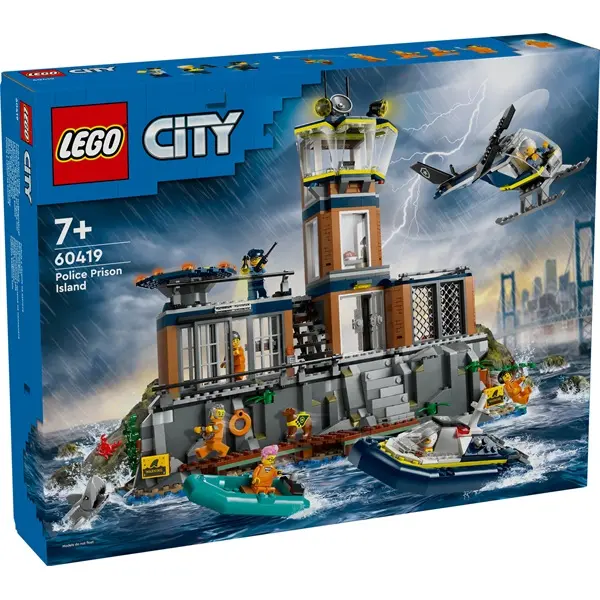 LEGO® City Rendőrségi börtönsziget építőjáték 60419