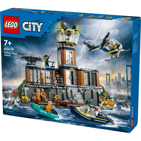 LEGO® City Rendőrségi börtönsziget építőjáték 60419 – 2. kép