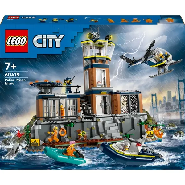LEGO® City Rendőrségi börtönsziget építőjáték 60419 – 3. kép