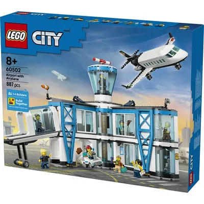 LEGO® City Repülőtér egy repülőgéppel – Játékrepülőtér-készlet 60502 – 2. kép