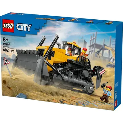 LEGO® City Sárga buldózer, építési területet megjelenítő játékkészlet 60466 – 2. kép