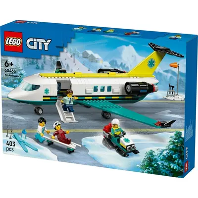 LEGO® City Sürgősségi mentőrepülőgép, játék repülőgépet tartalmazó építőszett 60465 – 2. kép