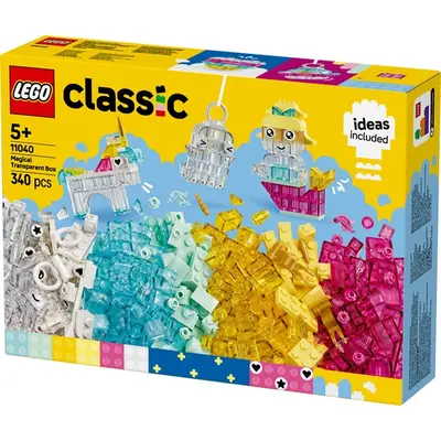 LEGO® Classic Átlátszó bűvös kockák, játék színes építőelemekkel 11040 – 2. kép