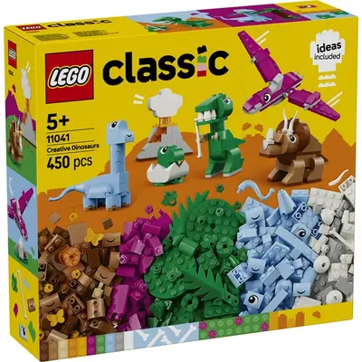 LEGO® Classic Kreatív dinoszauruszok, fantáziadús játékmodellek 11041