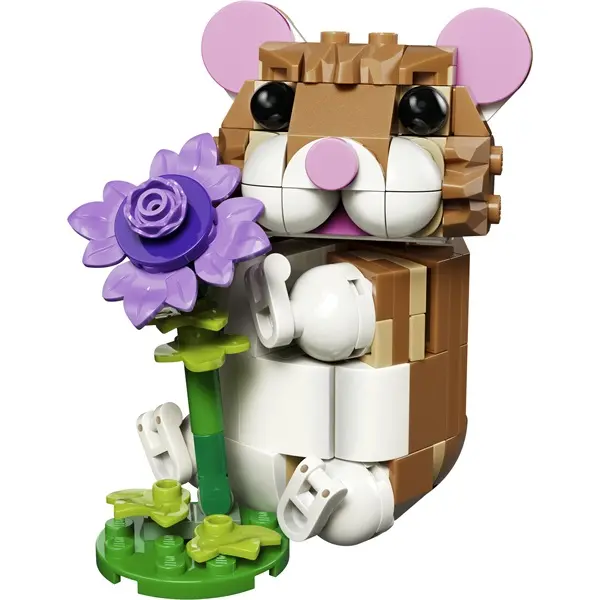 LEGO® Creator 3 az 1-ben Aranyos hörcsög egy virággal 31376 – 5. kép
