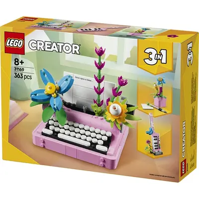 LEGO® Creator 3 az 1-ben Írógép virágokkal, játékkészlet 31169 – 2. kép