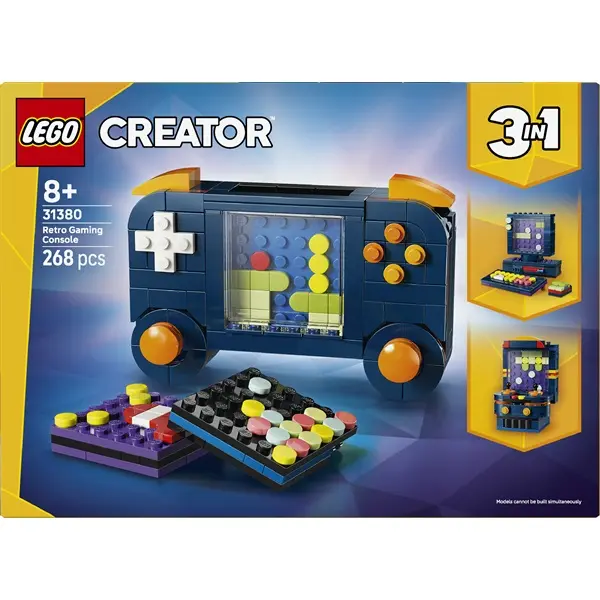LEGO® Creator 3 az 1-ben Retró játékkonzol, építőjáték 31380 – 3. kép