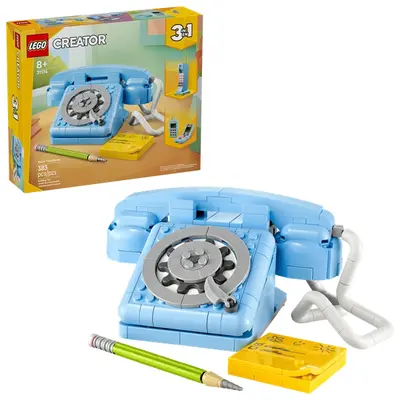 LEGO® Creator 3 az 1-ben Retró telefon, nosztalgikus és vintage játék telefon 31174 – 2. kép