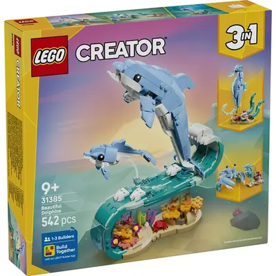 LEGO® Creator 3 az 1-ben Tengeri állatok: Csodálatos delfinek 31385