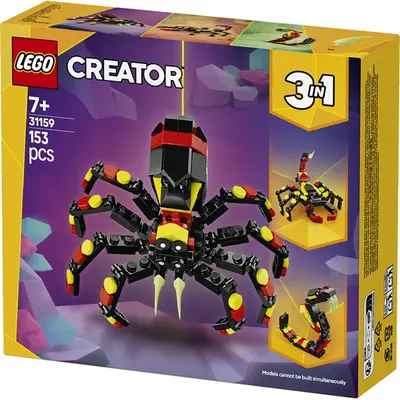 LEGO® Creator 3 az 1-ben Vadállatok: Meglepetésekkel teli pók, játékkészlet 31159 – 2. kép