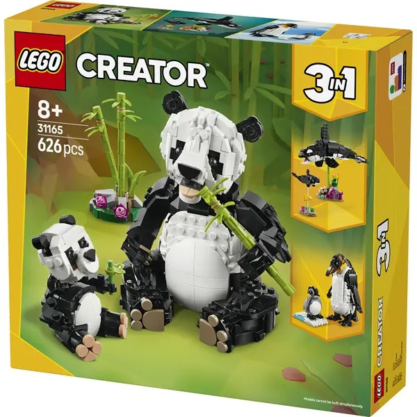 LEGO® Creator 3 az 1-ben Vadállatok: Pandacsalád, játékkészlet 31165 – 2. kép