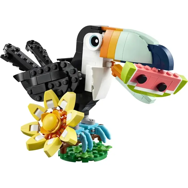 LEGO® Creator 3 az 1-ben Vadállatok: Trópusi tukán, figurát tartalmazó játékkészlet 31173 – 7. kép