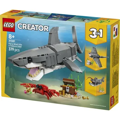 LEGO® Creator Veszedelmes cápa egy kincsesládával, játék 31381 – 2. kép