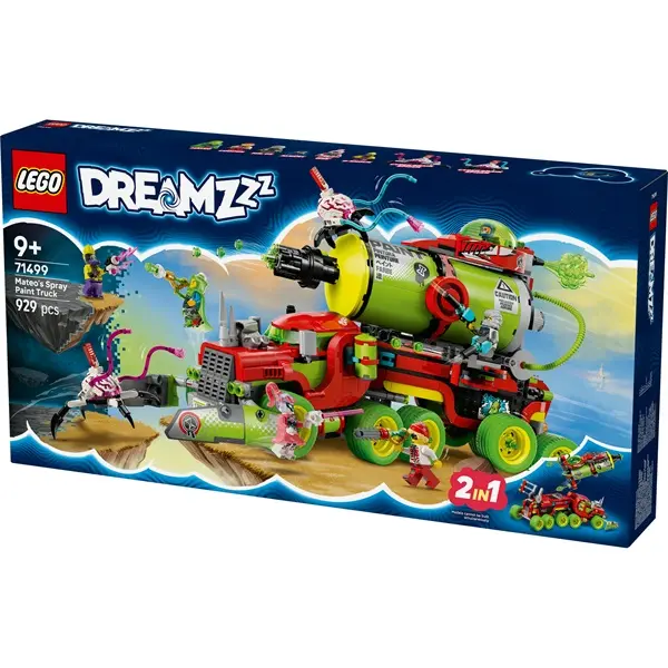 LEGO® DreamZzz™ Mateo festékszóró kocsija, játék 71499 – 2. kép