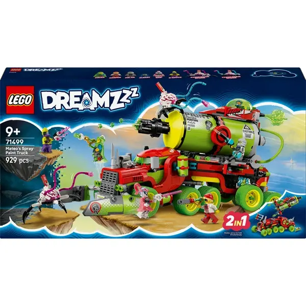 LEGO® DreamZzz™ Mateo festékszóró kocsija, játék 71499 – 3. kép