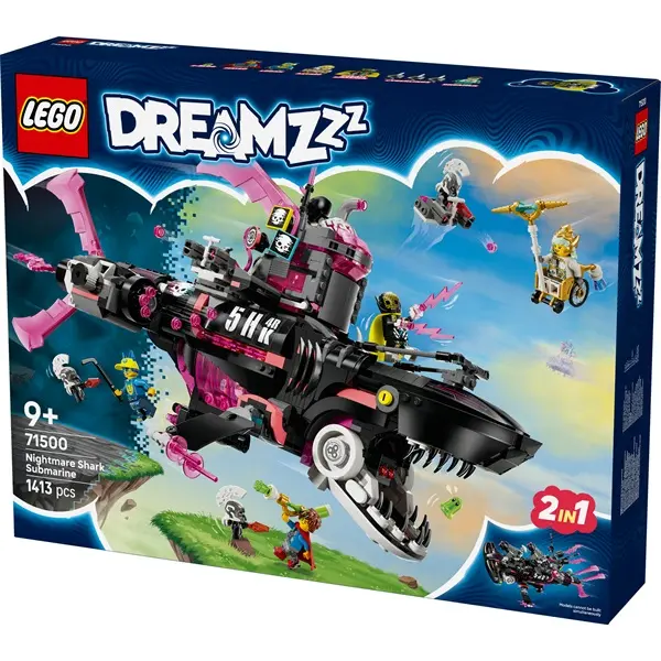 LEGO® DreamZzz™ Rémálom cápa-tengeralattjáró, játék 71500 – 2. kép