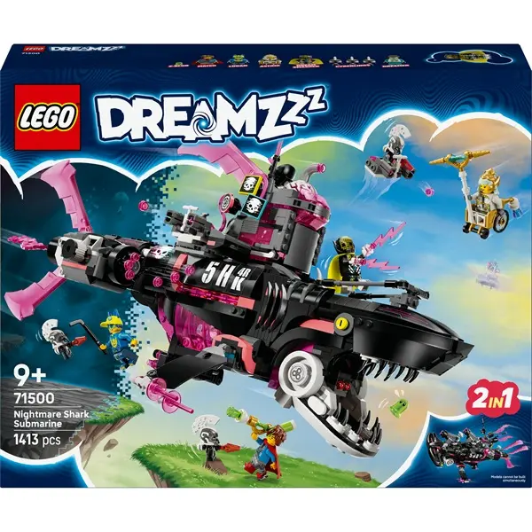 LEGO® DreamZzz™ Rémálom cápa-tengeralattjáró, játék 71500 – 3. kép