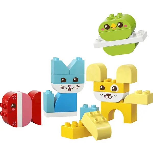 LEGO® DUPLO® Első készletek Kreatív és aranyos, 3 az 1-ben házi kedvencek játék 10477 – 5. kép