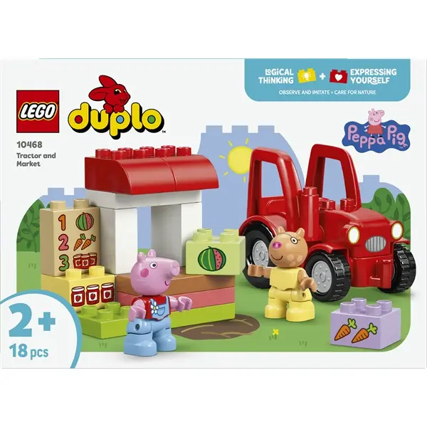 LEGO® DUPLO® Peppa malac Traktor és piac építőkészlet 10468 – 3. kép