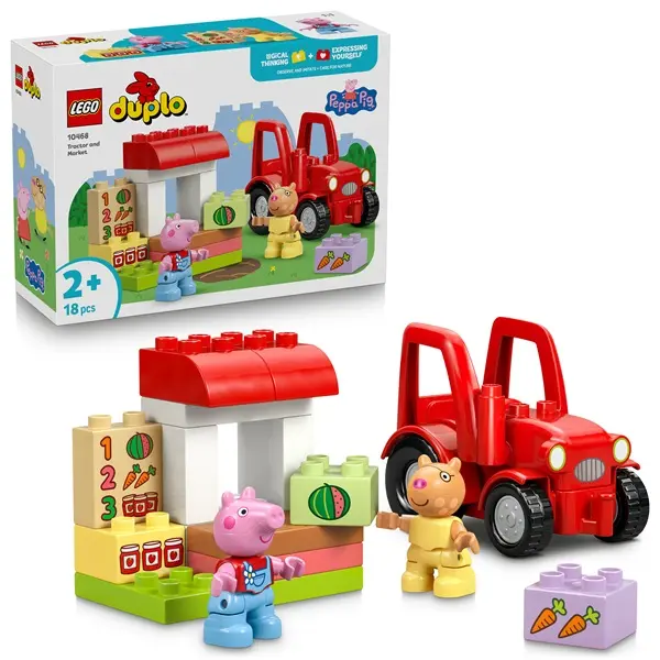 LEGO® DUPLO® Peppa malac Traktor és piac építőkészlet 10468 – 4. kép