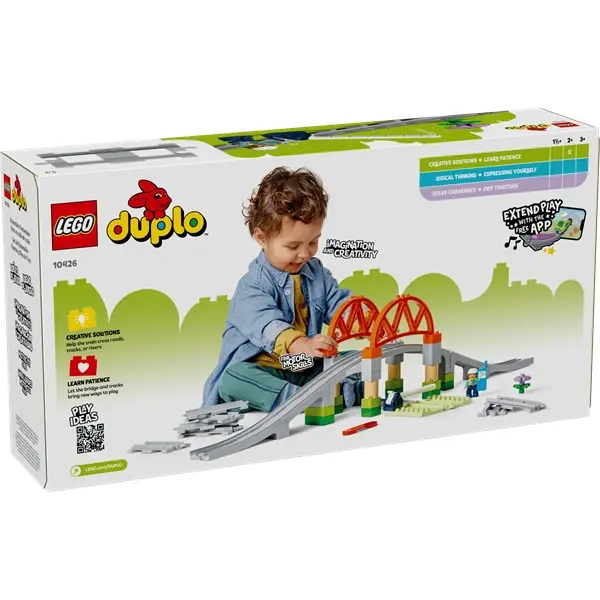 LEGO® DUPLO® Town Vasúti híd és sínek kiegészítő szett 10426 – 3. kép