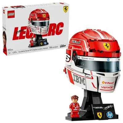 LEGO® Editions Scuderia Ferrari HP Charles Leclerc sisakja 43014 – 2. kép
