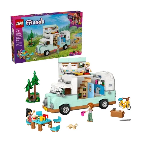 LEGO® Friends Barátság lakóautós kaland, építőszett a vidám történetekhez 42663 – 2. kép